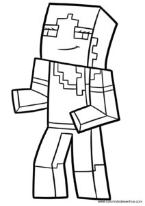 Desenhos de Minecraft para colorir e imprimir