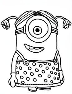 Desenhos dos Minions para imprimir e colorir