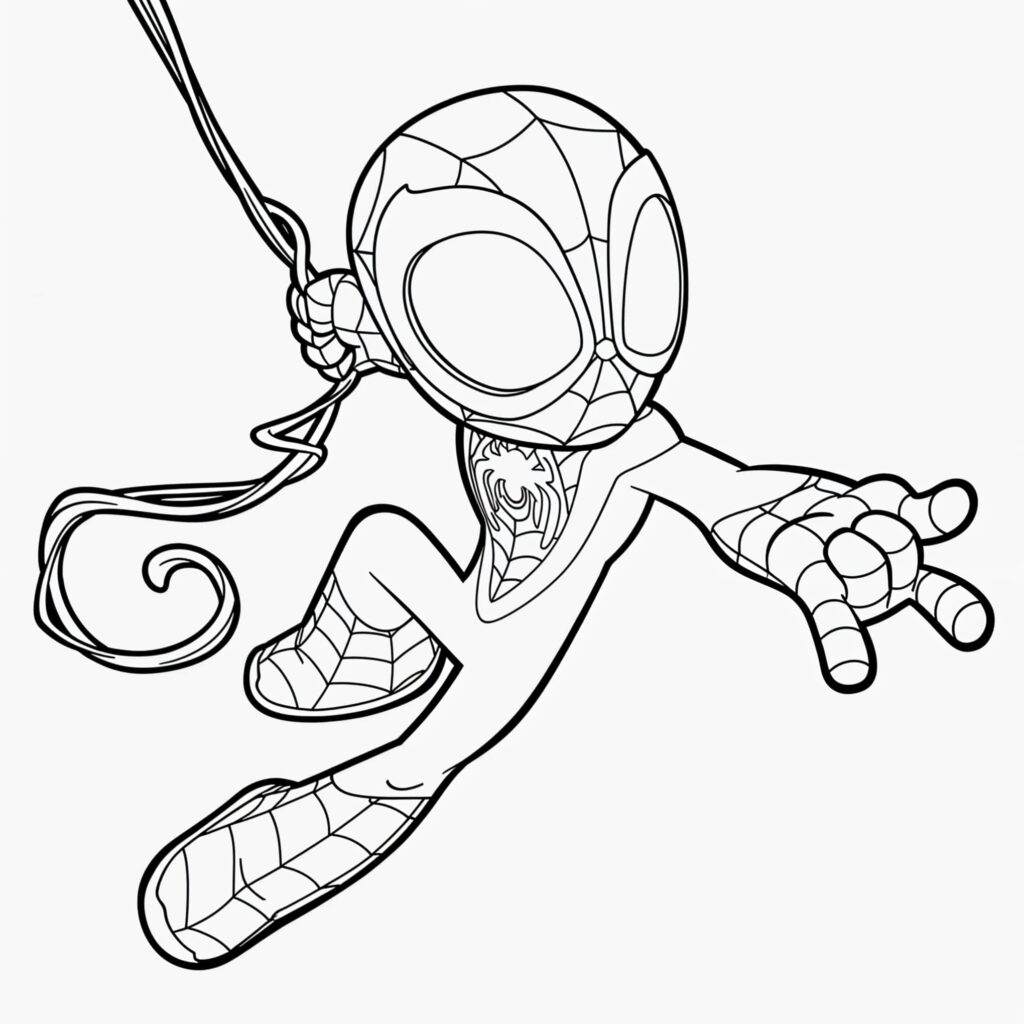 desenho para colorir homem aranha imprimir