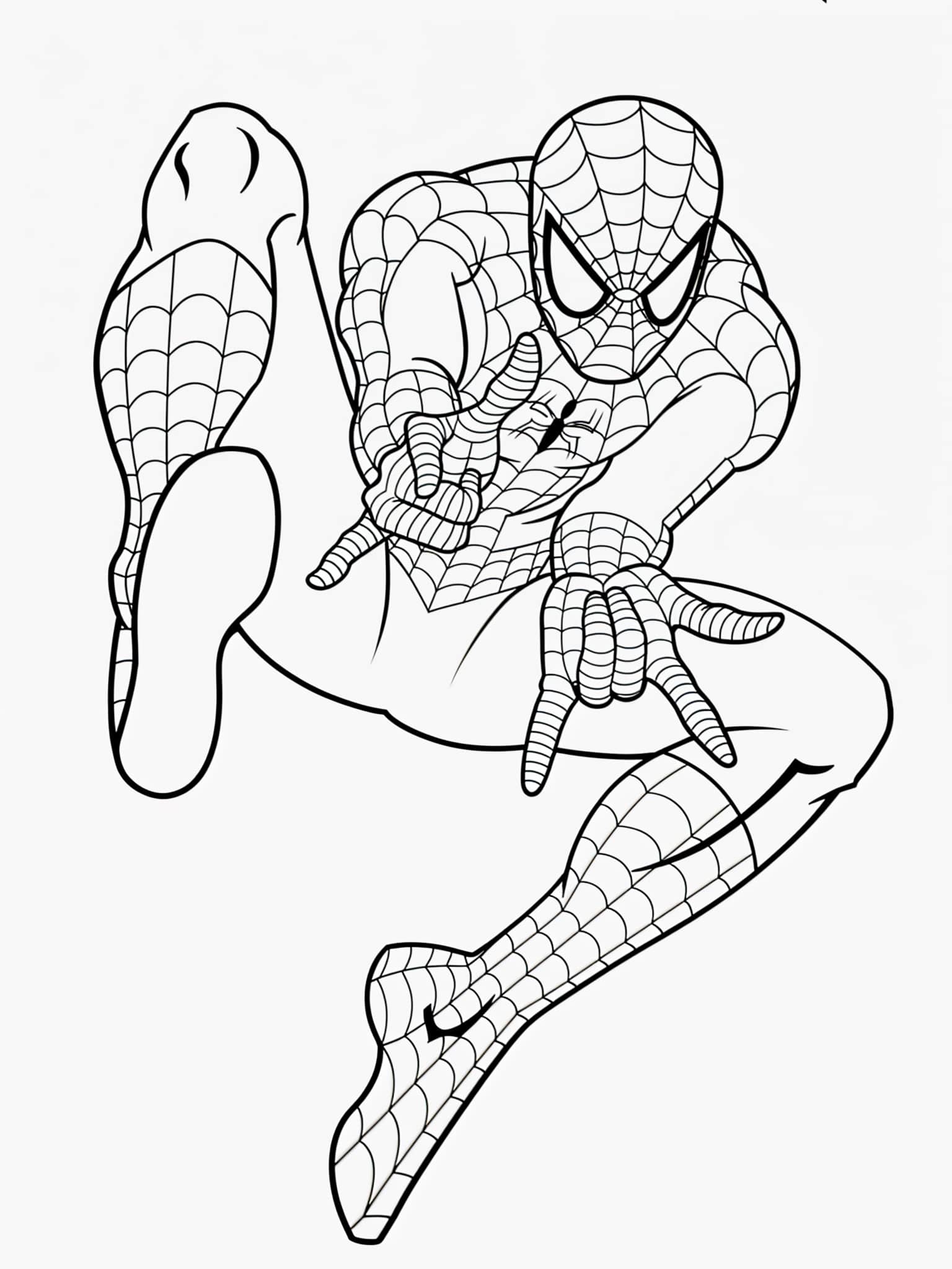 Desenho Homem Aranha para colorir