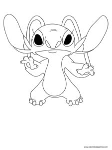 Desenho Stitch para colorir