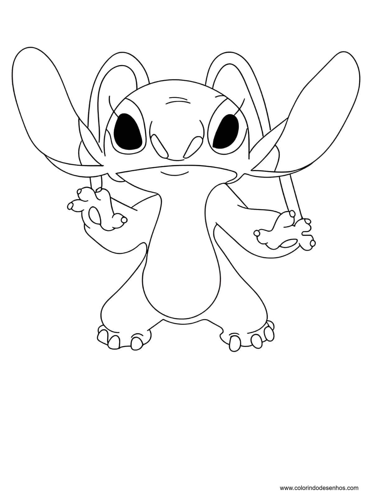 Desenho Stitch para colorir