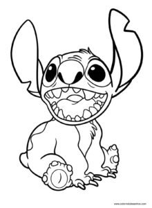 Desenho Stitch para colorir