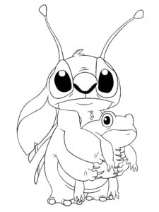 Desenhos de Lilo e Stitch para colorir e imprimir