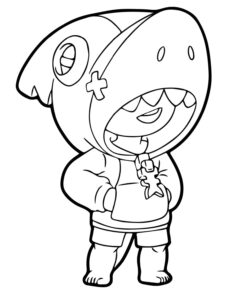 Desenho do leon para colorir