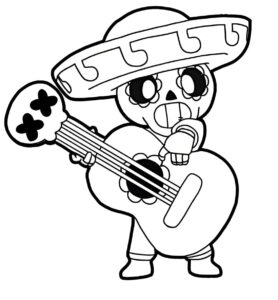 Desenho do poco de Brawl Stars para colorir