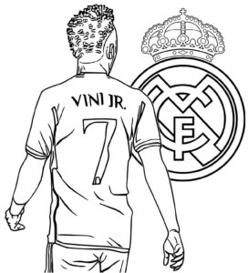 Imagem do vinicius jr 7 real madrid para imprimir