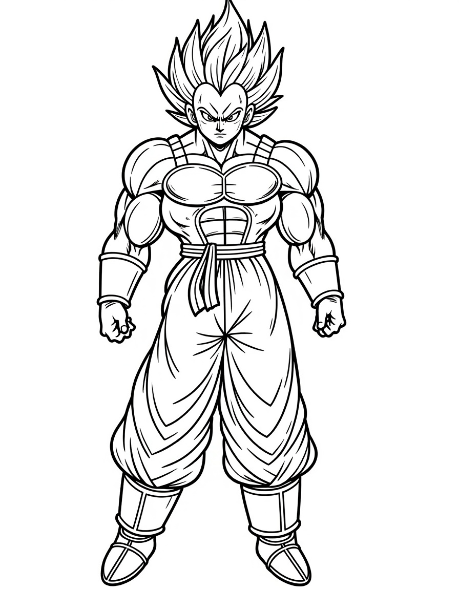 Desenho do vegeta para colorir